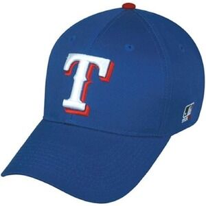 MLB Texas Rangers Baseball Cap Hat - Adult Adjustable Team Logo